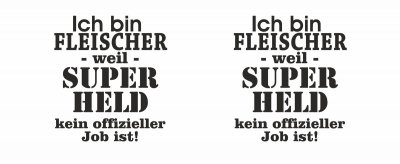Tasse mit dem Motiv Ich bin Fleischer - Ansicht 2
