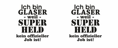 Tasse mit dem Motiv Ich bin Glaser - Ansicht 2