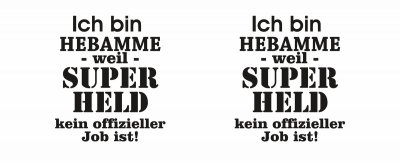 Tasse mit dem Motiv Ich bin Hebamme - Ansicht 2