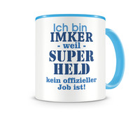 Tasse mit dem Motiv Ich bin Imker Tasse Modellnummer  hellblau/hellblau