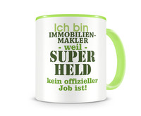 Tasse mit dem Motiv Ich bin Immobilienmakler Tasse Modellnummer  grn 902/grn 902