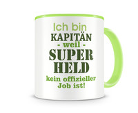Tasse mit dem Motiv Ich bin Kapitn Tasse Modellnummer  grn 902/grn 902