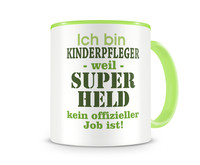 Tasse mit dem Motiv Ich bin Kinderpfleger Tasse Modellnummer  grn 902/grn 902