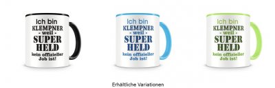Tasse mit dem Motiv Ich bin Klempner - Ansicht 3