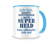 Tasse mit dem Motiv Ich bin Kunsthistoriker Tasse Modellnummer  hellblau/hellblau