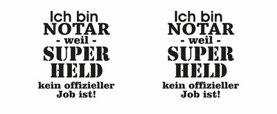 Tasse mit dem Motiv Ich bin Notar - Ansicht 2