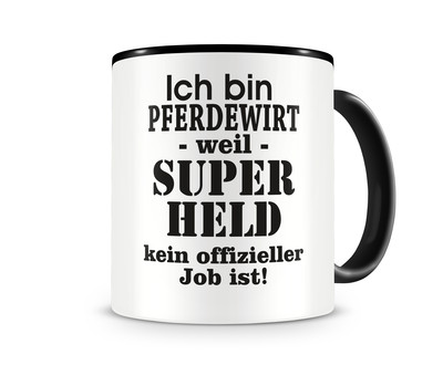 Tasse mit dem Motiv Ich bin Pferdewirt