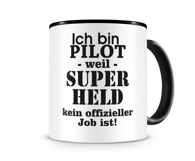 Tasse mit dem Motiv Ich bin Pilot