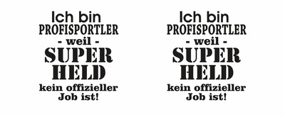 Tasse mit dem Motiv Ich bin Profisportler - Ansicht 2