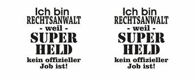 Tasse mit dem Motiv Ich bin Rechtsanwalt - Ansicht 2