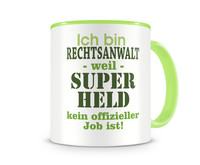 Tasse mit dem Motiv Ich bin Rechtsanwalt Tasse Modellnummer  grn 902/grn 902