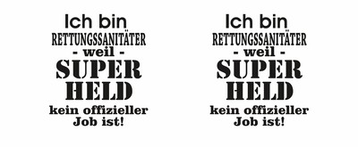 Tasse mit dem Motiv Ich bin Rettungssanitter - Ansicht 2