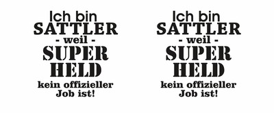 Tasse mit dem Motiv Ich bin Sattler - Ansicht 2