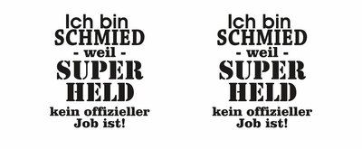 Tasse mit dem Motiv Ich bin Schmied - Ansicht 2