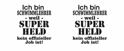 Tasse mit dem Motiv Ich bin Schwimmlehrer - Ansicht 2