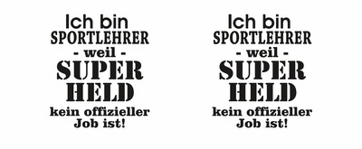 Tasse mit dem Motiv Ich bin Sportlehrer - Ansicht 2