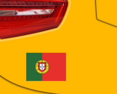Aufkleber Set Portugal Autoaufkleber 10 Flaggen Set - Ansicht 3