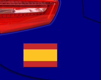 Aufkleber Set Spanien Autoaufkleber 10 Flaggen Set - Ansicht 3