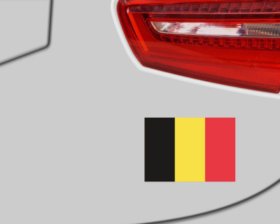 Aufkleber Set Belgien Autoaufkleber 10 Flaggen Set - Ansicht 3