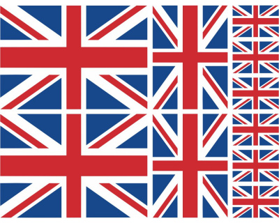 Aufkleber Set Grobritannien Autoaufkleber 10 Flaggen Set