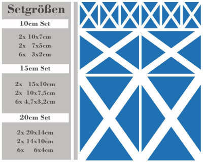 Aufkleber Set Schottland Autoaufkleber 10 Flaggen Set - Ansicht 2
