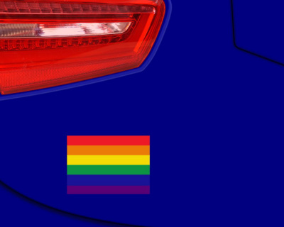 Regenbogenfahne Aufkleber | Peace Pride LGBTQ 10 Flaggen Set - Ansicht 2
