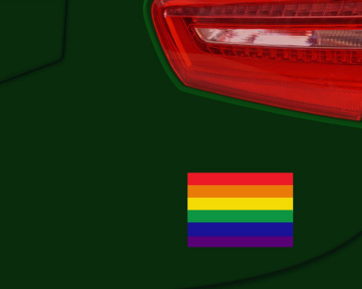 Regenbogenfahne Aufkleber | Peace Pride LGBTQ 10 Flaggen Set - Ansicht 3