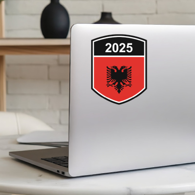 Albanien Wappen mit Jahreszahl Autoaufkleber - Ansicht 5