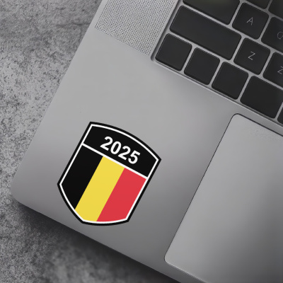 Belgien Wappen mit Jahreszahl Autoaufkleber - Ansicht 7