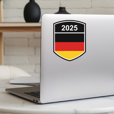 Deutschland Wappen mit Jahreszahl Autoaufkleber - Ansicht 5