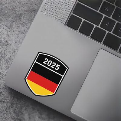 Deutschland Wappen mit Jahreszahl Autoaufkleber - Ansicht 7