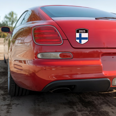 Finnland Wappen mit Jahreszahl Autoaufkleber - Ansicht 4
