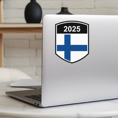 Finnland Wappen mit Jahreszahl Autoaufkleber - Ansicht 5