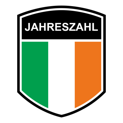 Irland Wappen mit Jahreszahl Autoaufkleber