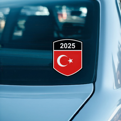 Trkei Wappen mit Jahreszahl Autoaufkleber - Ansicht 2