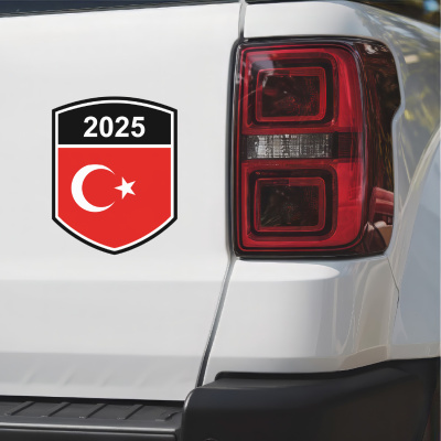 Trkei Wappen mit Jahreszahl Autoaufkleber - Ansicht 3