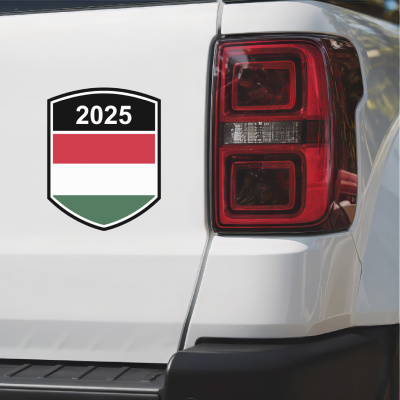Ungarn Wappen mit Jahreszahl Autoaufkleber - Ansicht 3