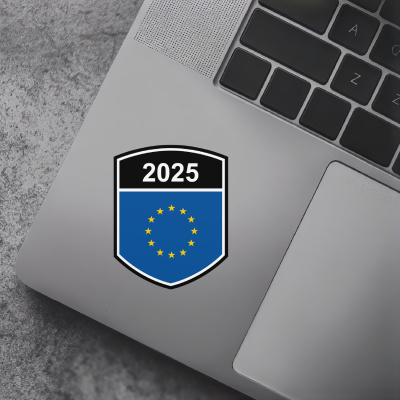 Europa Wappen mit Jahreszahl Autoaufkleber - Ansicht 7