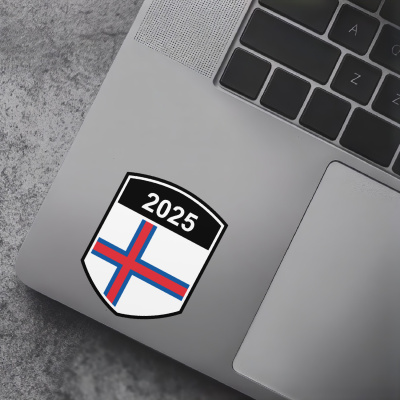 Faroe Islands Wappen mit Jahreszahl Autoaufkleber - Ansicht 7