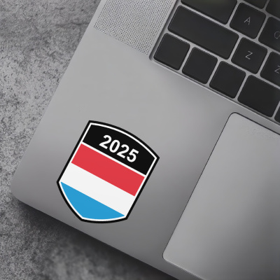 Luxemburg Wappen mit Jahreszahl Autoaufkleber - Ansicht 7