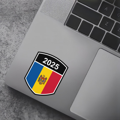 Moldau Wappen mit Jahreszahl Autoaufkleber - Ansicht 7