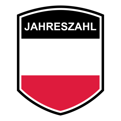 Polen Wappen mit Jahreszahl Autoaufkleber