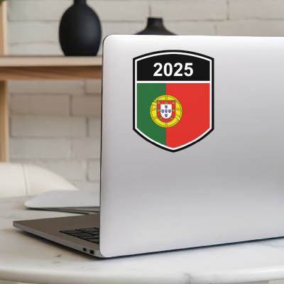 Portugal Wappen mit Jahreszahl Autoaufkleber - Ansicht 5