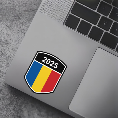 Rumnien Wappen mit Jahreszahl Autoaufkleber - Ansicht 7