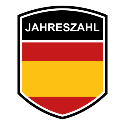 Spanien Wappen mit Jahreszahl Autoaufkleber