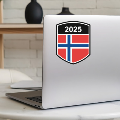 Norwegen Wappen mit Jahreszahl Autoaufkleber - Ansicht 5