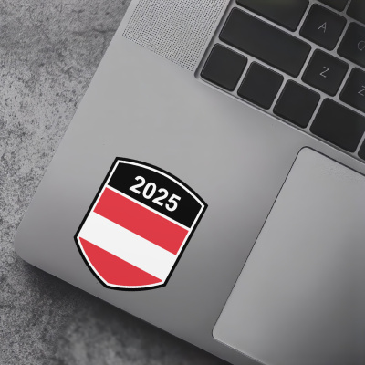 Österreich Wappen mit Jahreszahl Autoaufkleber - Ansicht 7
