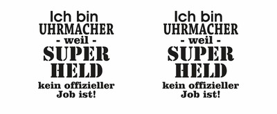 Tasse mit dem Motiv Ich bin Uhrmacher - Ansicht 2