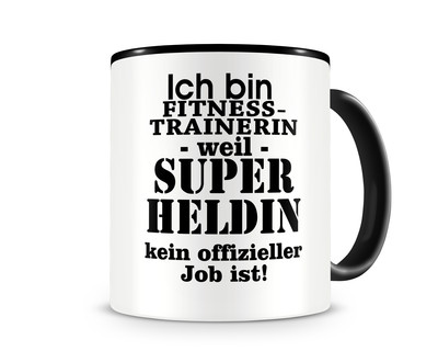 Tasse mit dem Motiv Ich bin Fitnesstrainerin