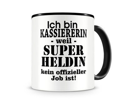 Tasse mit dem Motiv Ich bin Kassiererin Tasse